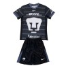 Conjunto (Camiseta+Pantalón Corto) Portero Pumas UNAM 2024-25 Negra - Niño